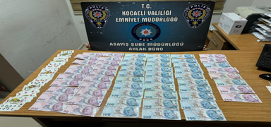 Kocaeli'de kumar oynayan 18 kiiye 115 bin 650 lira ceza