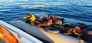 Yunanistan geri itti: 2'si ocuk 36 dzensiz gmeni Trkiye kurtard