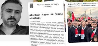 'Alevilerin PKK's olmal' diyen BB alan tutukland