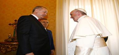 Papa Francesco: Cumhurbakan Erdoan, dnya bar iin gc olan az sayda liderden biri