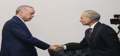 Cumhurbakan Erdoan, Irak Trkmen Toplumu temsilcilerini kabul etti