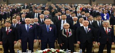 Cumhurbakan Erdoan, Anayasa Mahkemesinin 62. Kurulu Yl Dnm Treni'ne katld