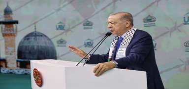 Cumhurbakan Erdoan: Kalbime zincir vuramazsnz, sizin tehditlerinize boyun emeyiz