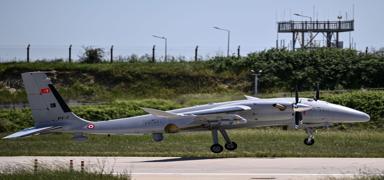 Bayraktar AKINCI'dan deniz hedeflerine  baarl at!