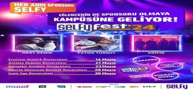 Selfy ile kampslerde festival balyor