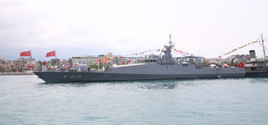 TCG Nusret, Gkova ve Karpaz gemileri ziyarete ald