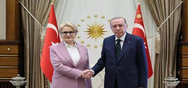 Cumhurbakan Erdoan ile Akener grt