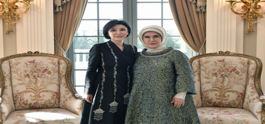 Emine Erdoan'dan Ziroat Mirziyoyeva ile Millet Ktphanesi'ni ziyaretine ilikin paylam