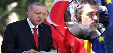 Bakan Erdoan'dan spanyol gazetecinin provokasyonuna tepki: Ban sallama