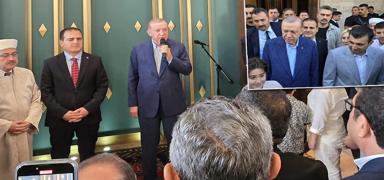 Cumhurbakan Erdoan'dan 'kutlu al' mesaj: Haremi erif de bu millete nasip olsun
