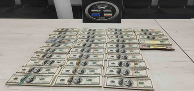 Televizyon ierisine sakladklar 340 bin dolar gmre takld