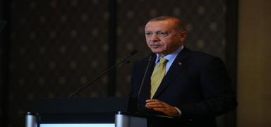 Bakan Erdoan'dan ehit ailesine basal mesaj