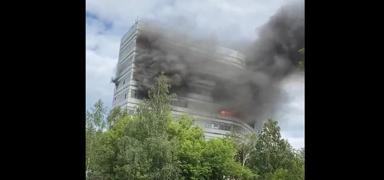 Rusya: Moskova'da bir binada kan yangnda 6 kii hayatn kaybetti