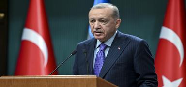Cumhurbakan Erdoan Trk Kara Kuvvetlerinin 2 bin 233'nc yl dnmn tebrik etti