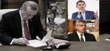 Cumhurbakan Erdoan imzalad! 2 yeni bakan atand