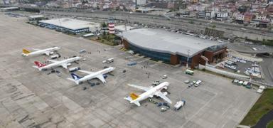 Trabzon Havaliman'n yln ilk yarsnda 1,5 milyonu akn yolcu kulland