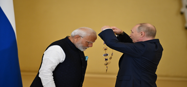 Putin'den Hindistan Babakan Modi'ye Aziz Andreas Nian