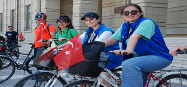 15 Temmuz Demokrasi ve Milli Birlik Gn dolaysyla bisiklet turu yapld