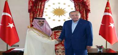 Cumhurbakan Erdoan, Suudi Arabistan Dileri Bakan Saud'u kabul etti
