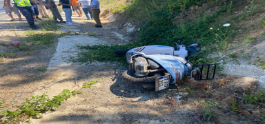 Yalova'da kaza yapan motosiklet srcsnden ac haber