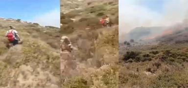 eme'deki yangnda hayatn kaybeden kadnn ektii son grntler