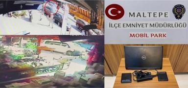 Maltepe'de gpegndz hrszlk: Kameralara yakaland