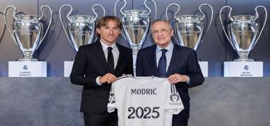 Luka Modric'den yeni imza! 1 yl daha Real Madrid'de