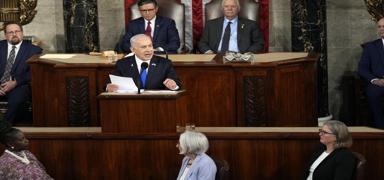 Trkiye'den Netanyahu'nun ABD Kongresi'nde ayakta alklanmasna tepki: Yazklar olsun size