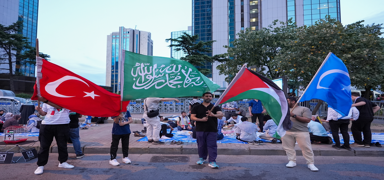 Ankara ve stanbul'da srail'in Gazze'deki katliamlar protesto edildi