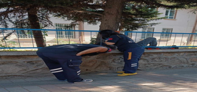 Bursa'da bir kii okul bahesinde l bulundu