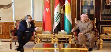 Trkiye'nin Badat Bykelisi nan, Erbil'de Mesud Barzani ile grt