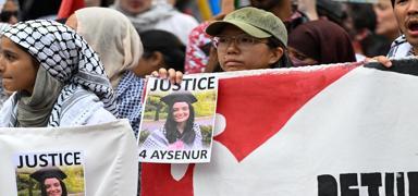 ABD'de Ayenur Ezgi Eygi gsterisi: ok sayda kii srail'i protesto etti