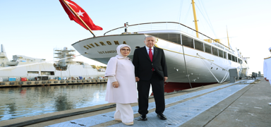 Cumhurbakan Erdoan'dan Savarona paylam