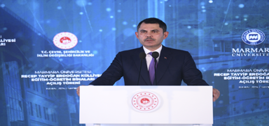 Bakan Kurum: Recep Tayyip Erdoan Klliyemiz gemi ile gelecein sentezi olarak tarih sahnesine kmtr