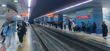 Ankara'da metro hattnda arza! Seferler bir sre durduruldu