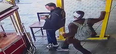 stanbul'da polise bakl saldr