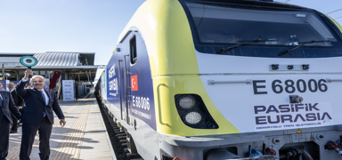 Trkiye'nin ilk zel uluslararas yk treni stanbul'dan Avrupa'ya uurland