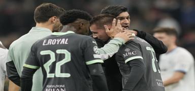 Milan, Devler Ligi'nde 3 puan cebine koydu
