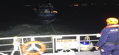 Arnavutky aklarnda tekne srklendi
