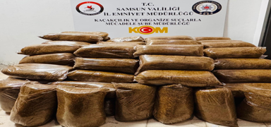 Samsun'da kaaklara byk darbe! 475 kilo kaak ttn ele geirildi
