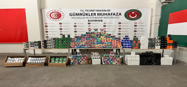 Edirne'de kaaklk operasyonu: 16 bin 500 elektronik sigara ele geirildi