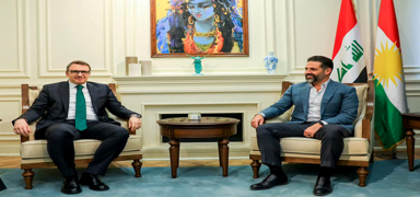 Trkiye'nin Badat Bykelisi, IKBY Babakan Yardmcs Talabani ile bir araya geldi