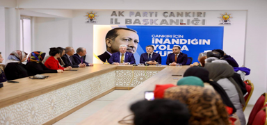 Bakan Yumakl, AK Parti ankr l Bakanln ziyaret etti