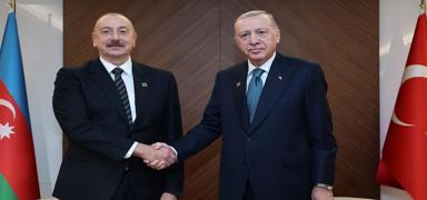 Bakan Erdoan, Aliyev ile grt