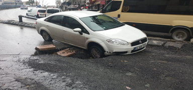ukura den aralarda hasar olutu! BB'nin yapt yol nc kez kt