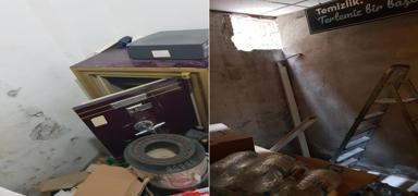Sigorta irketinden tazminat almak iin kendi marketini soydu!