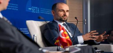 'Trkiye ile ortaklmz vazgeilmezdir' Konumasn Trke yapt