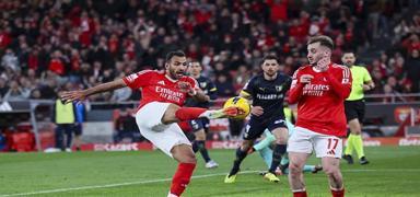 Portekiz'de Trk gecesi! Benfica'da Kerem ve Orkun sahne ald!