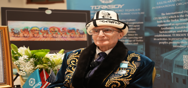 Aziz Sancar'a 'T�rk D�nyas� K�lt�r El�isi' ni�an� takdim edildi