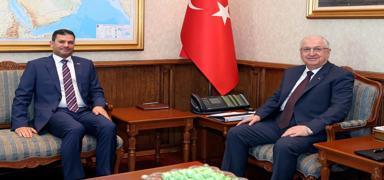 Bakan G�ler, B�y�kel�i Jahwari'yi kabul etti